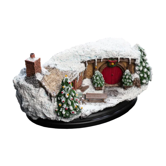Weta Workshop The Hobbit An Unexpected Journey Statue 35 Bagshot Row Christmas Edition 7cm