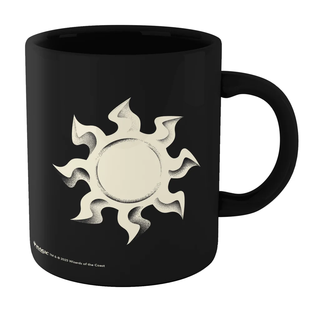 Magic: The Gathering Plains Mana Symbol Mug - Black Image 1