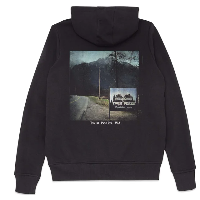 Twin Peaks Welcome Hoodie - Black