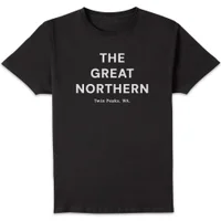 Twin Peaks The Great Northern Unisex T-Shirt - Black