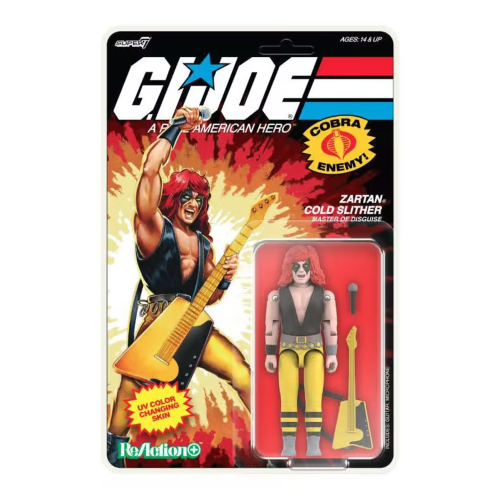 Super7 G.I. Joe ReAction+ Wave 3 - Zartan Cold Slither Action Super7 G.I. Joe ReAction+ Wave 3 - Zartan Cold Slither Action