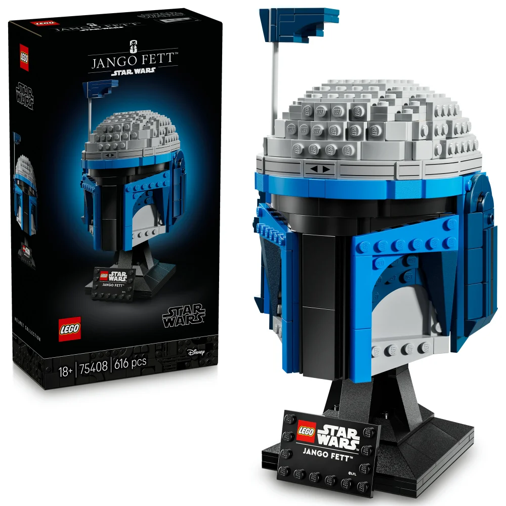 LEGO Star Wars Jango Fett Helmet Set for Adults 75408 Image 1