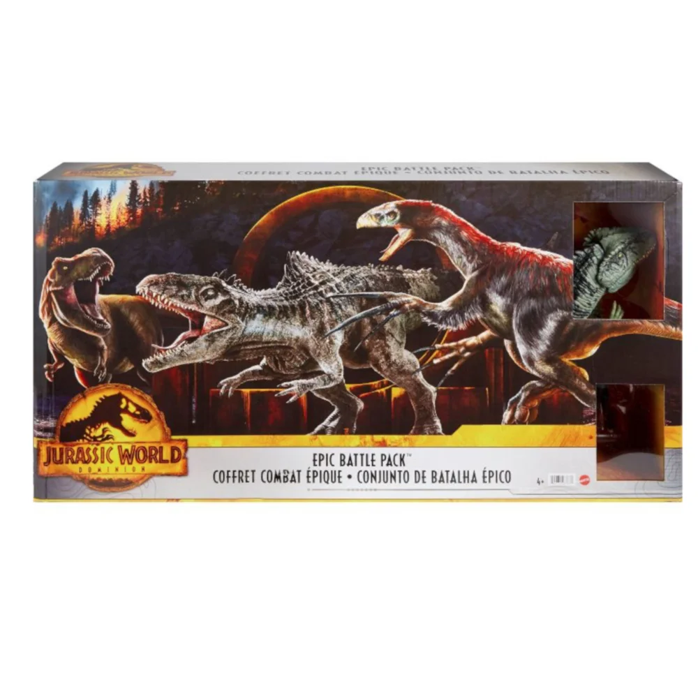 Jurassic World Dominion Epic Battle Pack Figures Image 1