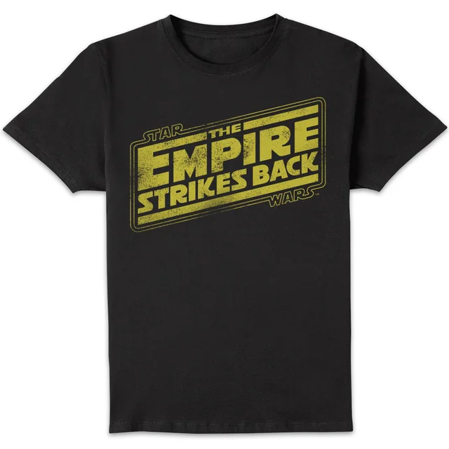 Star Wars Empire Strikes Back Logo Unisex T-Shirt - Black