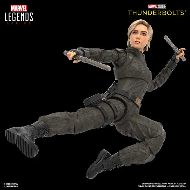 Hasbro Marvel Legends Series Yelena Belova and Red Guardian, Thunderbolts* Movie Action Figures