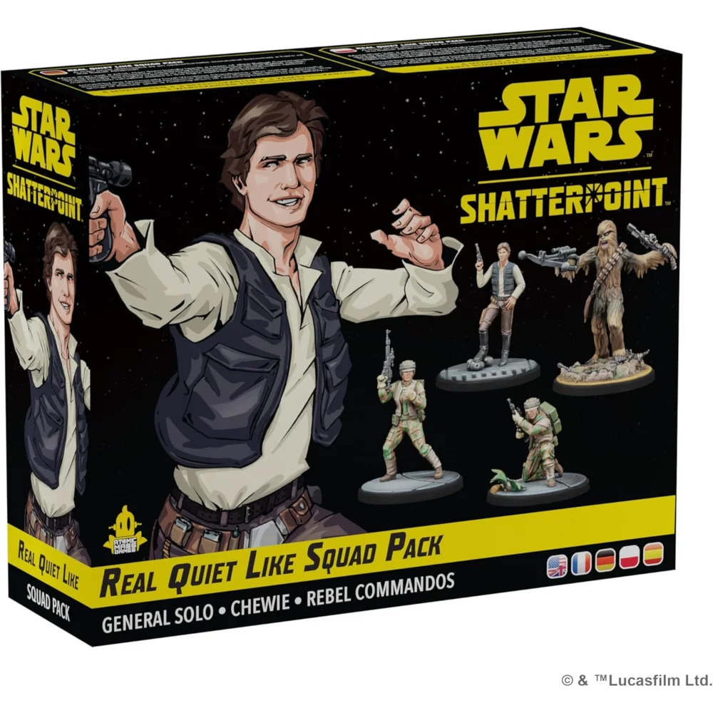 Star Wars: Shatterpoint Game Real Quiet Like (Han Solo Endor) Squad Pack Image 1