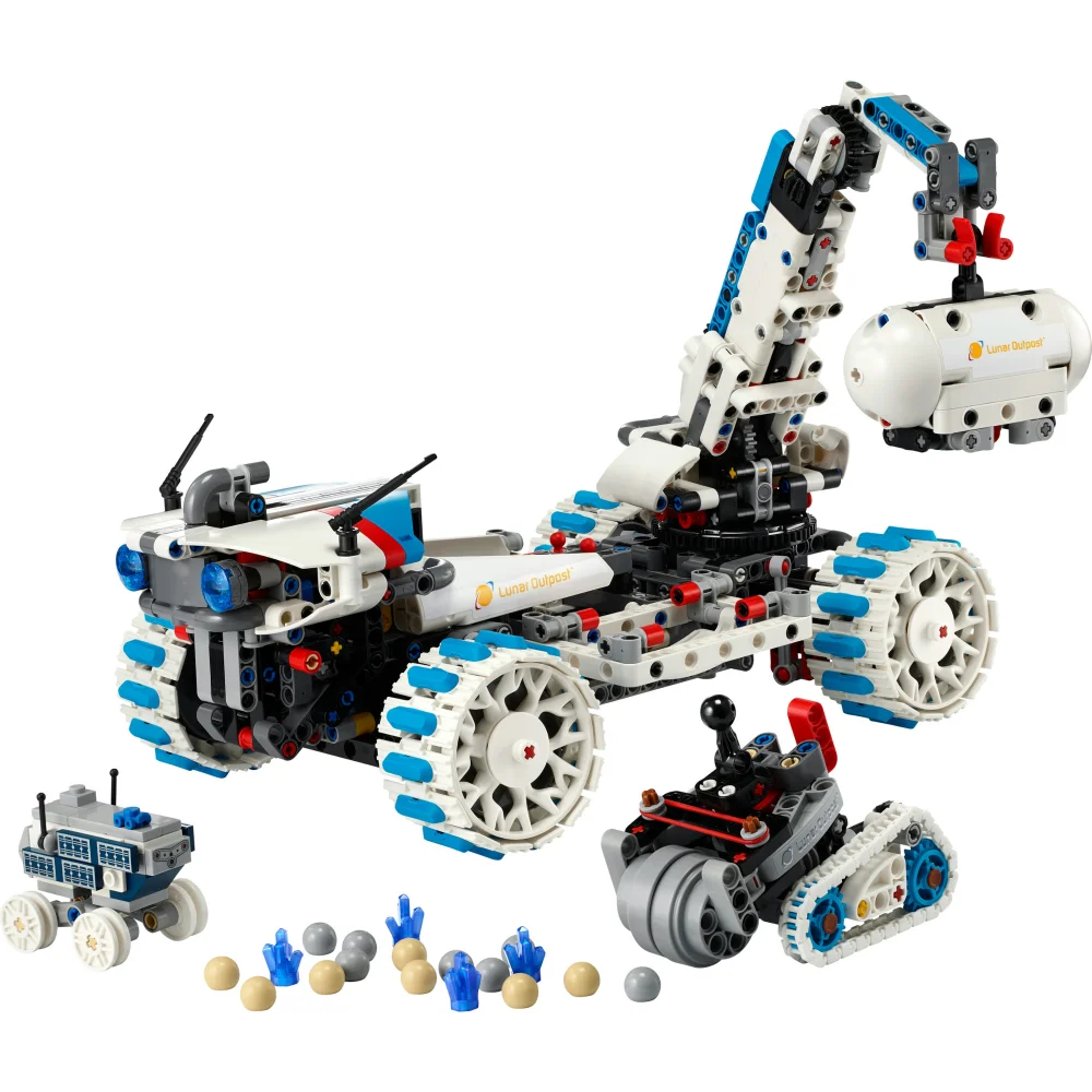 LEGO® Technic Lunar Outpost™ Moon Rover Space Vehicle Set STEM Toy 42211 Image 1