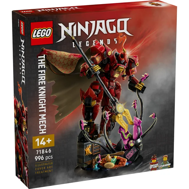LEGO NINJAGO The Fire Knight Mech Toy Building Set 71846
