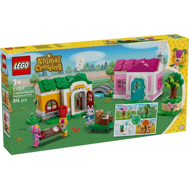 LEGO® Animal Crossing™ Creative Houses: Seasons of Fun Building Set 77057