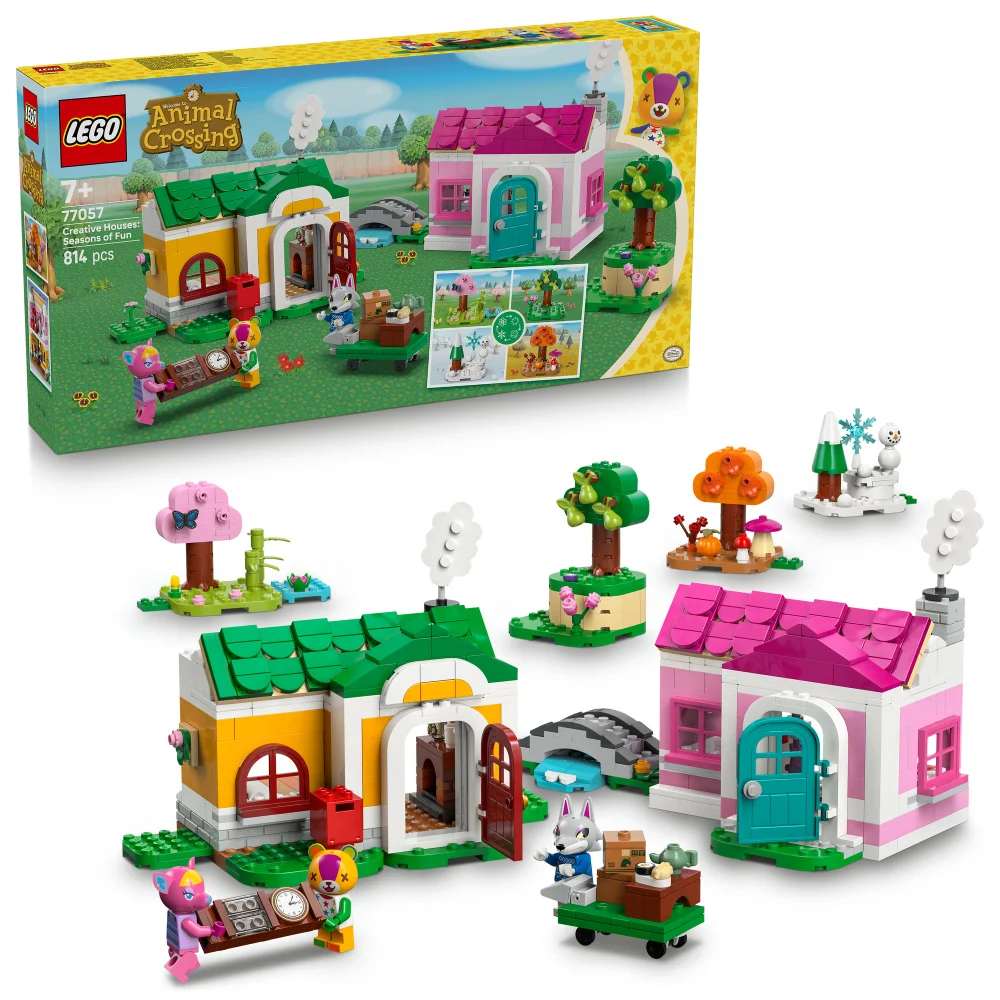 LEGO® Animal Crossing™ Creative Houses: Seasons of Fun Building Set 77057 Image 1