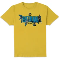 DC Comics Justice League Batman Through The Ages Unisex T-Shirt - Yellow
