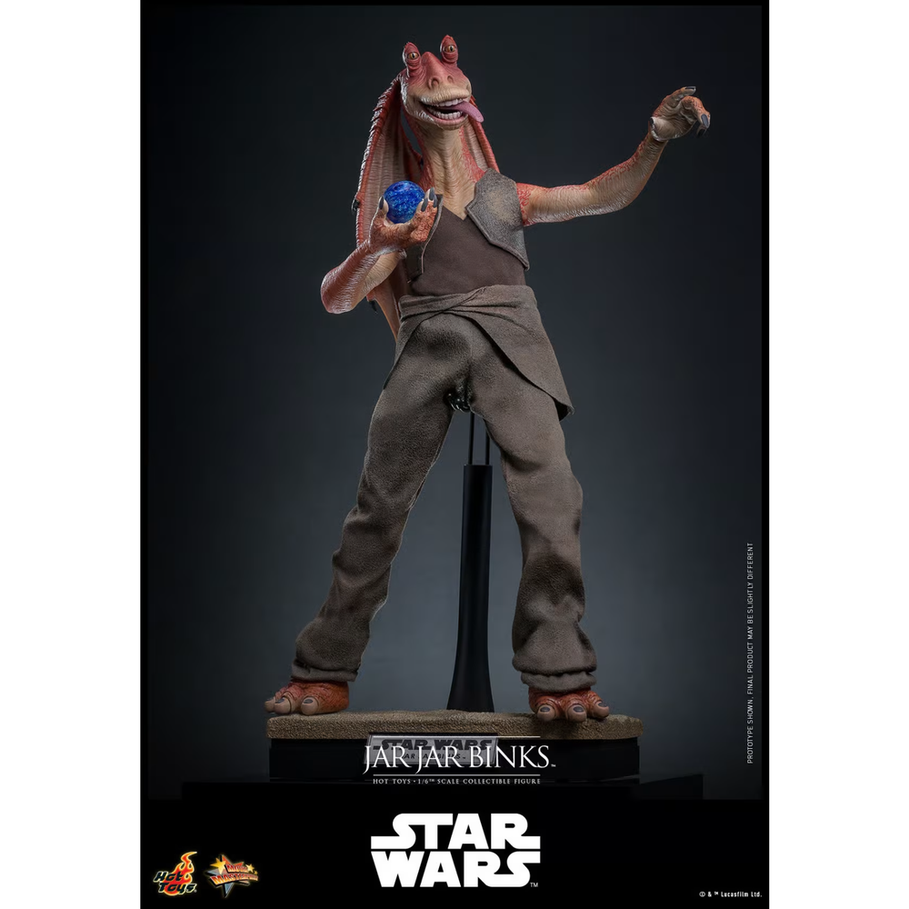 Hot Toys Star Wars The Phantom Menace 1/6 Jar Jar Binks Figure Hot Toys Star Wars The Phantom Menace 1/6 Jar Jar Binks Figure