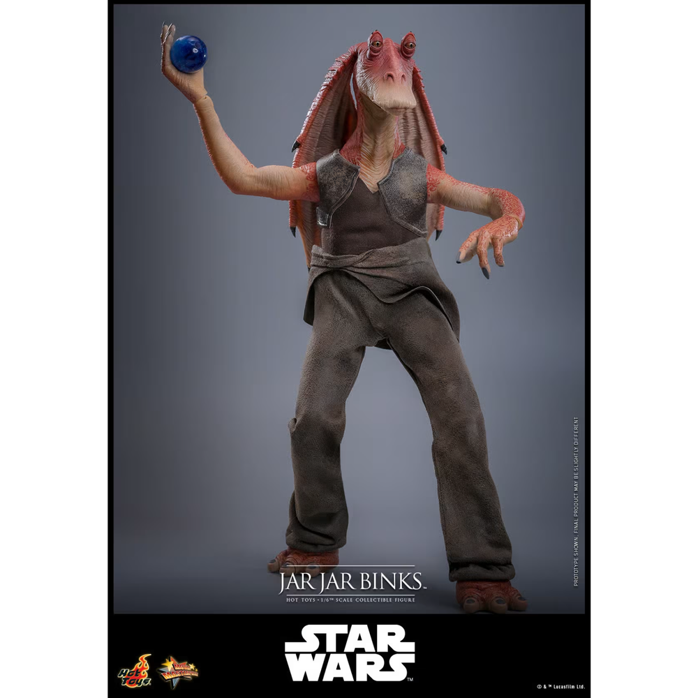 Hot Toys Star Wars The Phantom Menace 1/6 Jar Jar Binks Figure Hot Toys Star Wars The Phantom Menace 1/6 Jar Jar Binks Figure