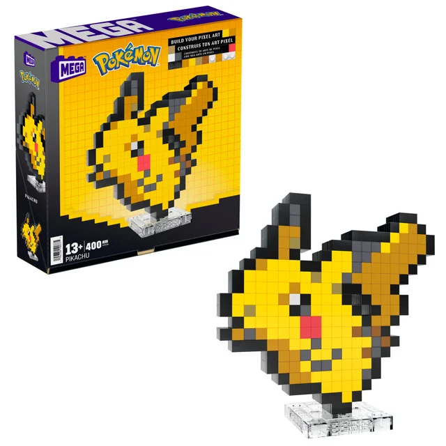 MEGA Pokémon Pikachu 3D Pixel Art