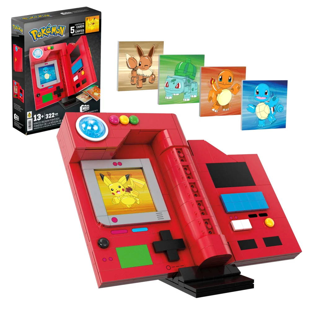 MEGA Pokémon Kanto Pokédex Building Set Image 1