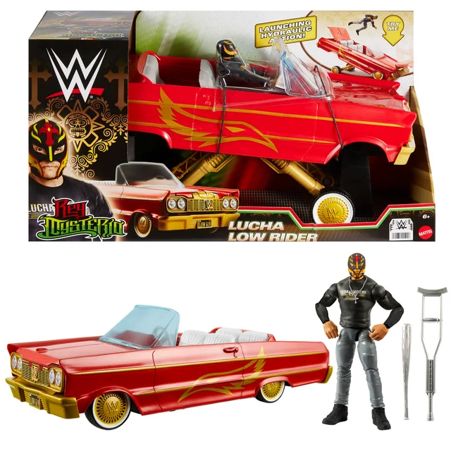 WWE 6" Rey Mysterio Lucha Low Rider Vehicle