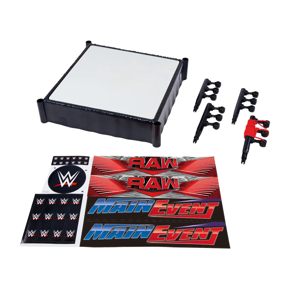 WWE 6" Main Event Ring Playset Image 1