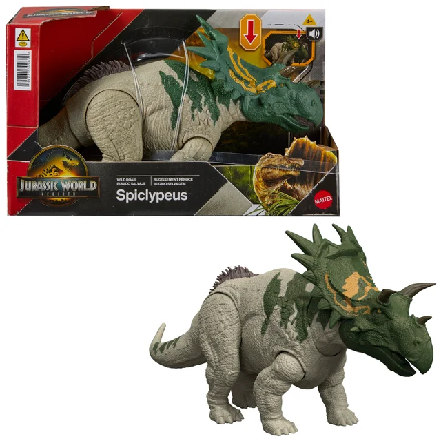 Jurassic World Saga Wild Roar: Spiclypeus Dinosaur Figure