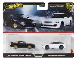 Hot Wheels Premium 2-Pack 2025 Mix 1 Nissan Sileighty & 96 Nissan 180SX Type X - undefined undefined