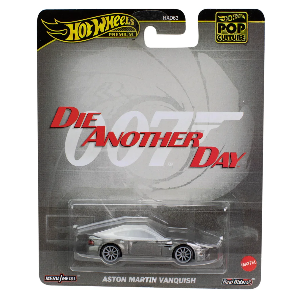 Hot Wheels Premium Pop Culture James Bond Aston Martin Vanquish (Die Another Day) Image 1