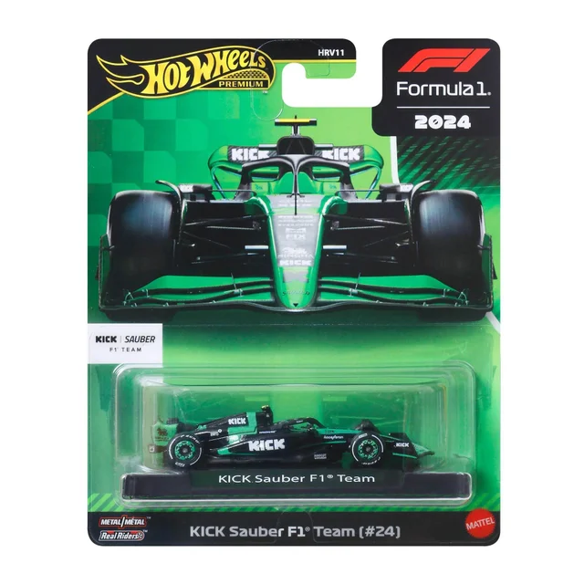 Hot Wheels Premium F1 Kick Sauber Zhou Guanyu #24