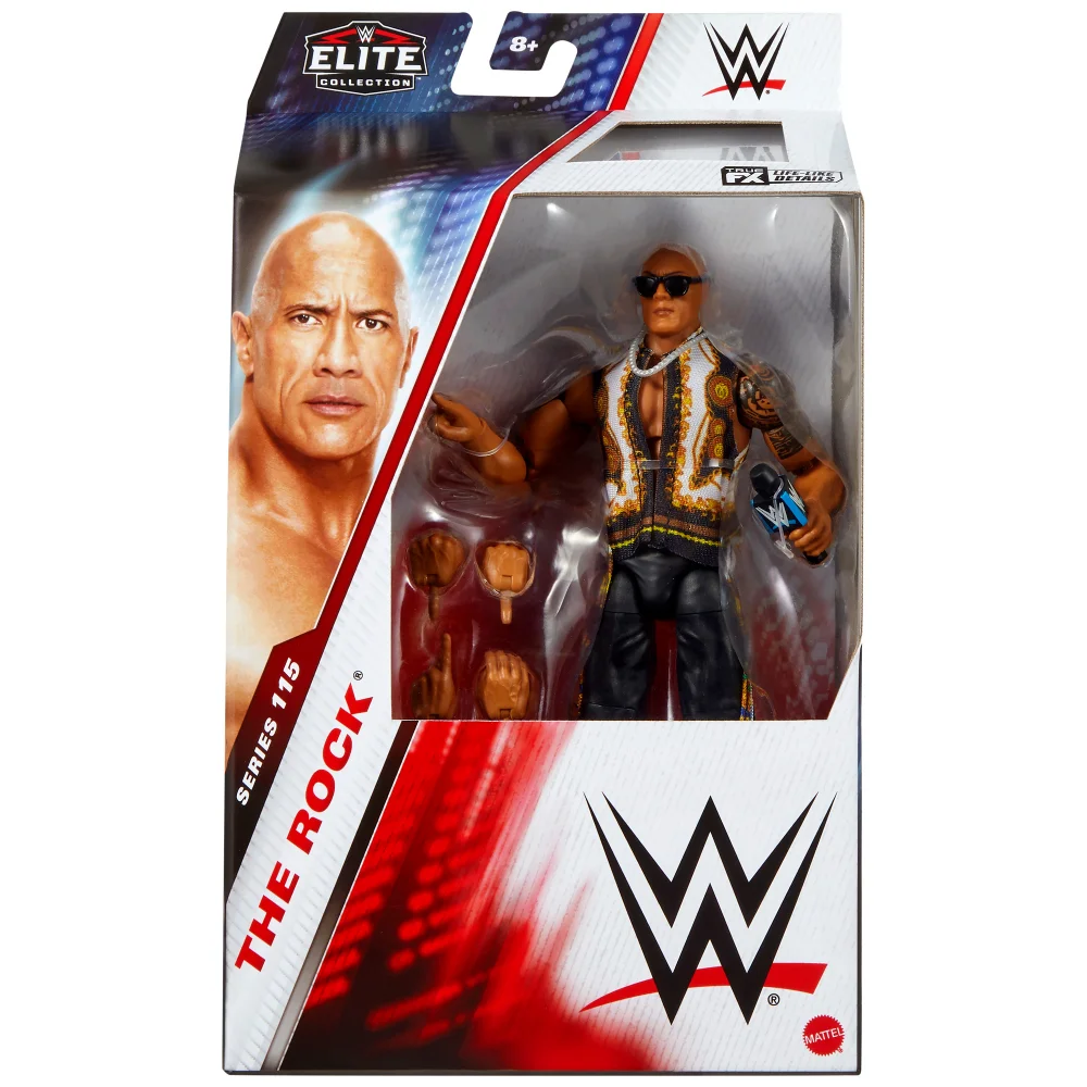 WWE Elite Series 115 The Rock Action Figure (6") Image 1