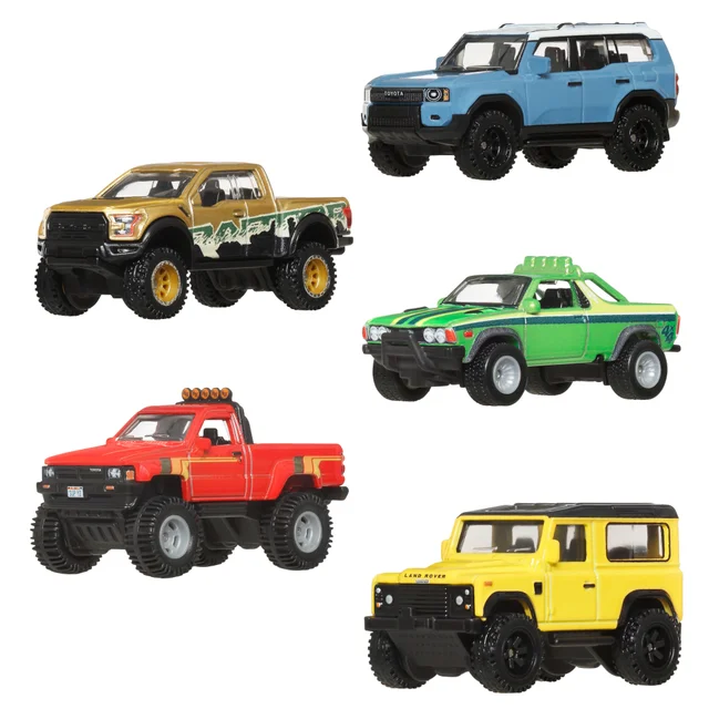Hot Wheels Premium Car Culture Off Road Complete 5-Pack Bundle