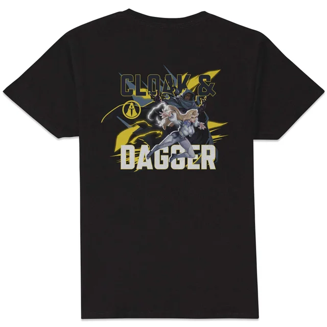 Marvel Rivals Cloak And Dagger Unisex T-Shirt - Black