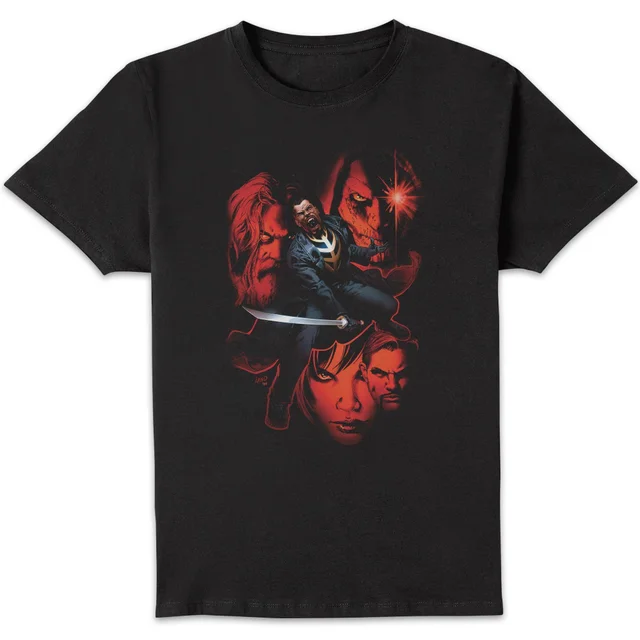 Marvel Blade Montage Unisex T-Shirt - Black