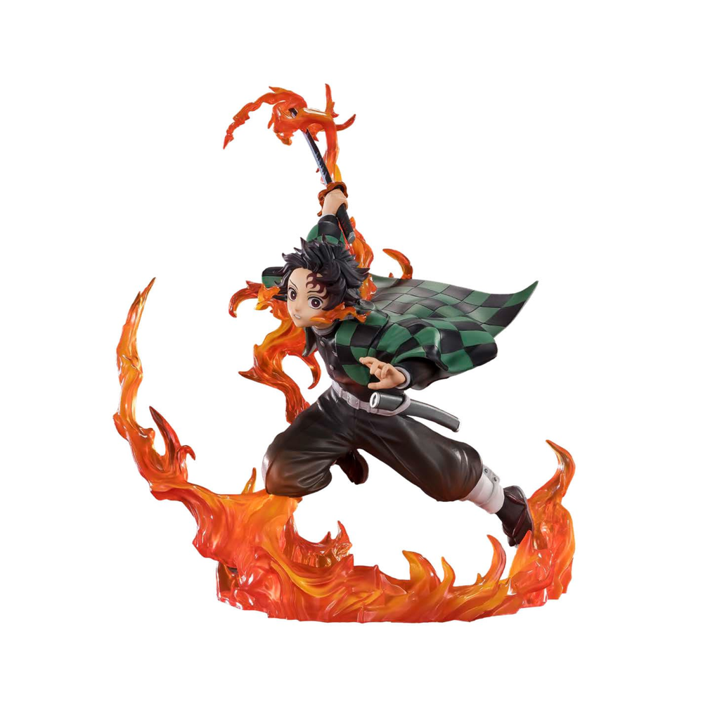 Demon Slayer: Kimetsu no Yaiba FiguartsZERO PVC Statue Kamado Tanjiro (Kyojuro Rengoku's Sword Guard Ver.) 19 cm Image 1