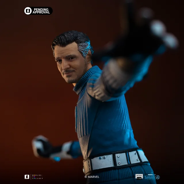 Iron Studios Fantastic Four Mr. Fantastic and H.E.R.B.I.E Art Scale 1/10 Statue