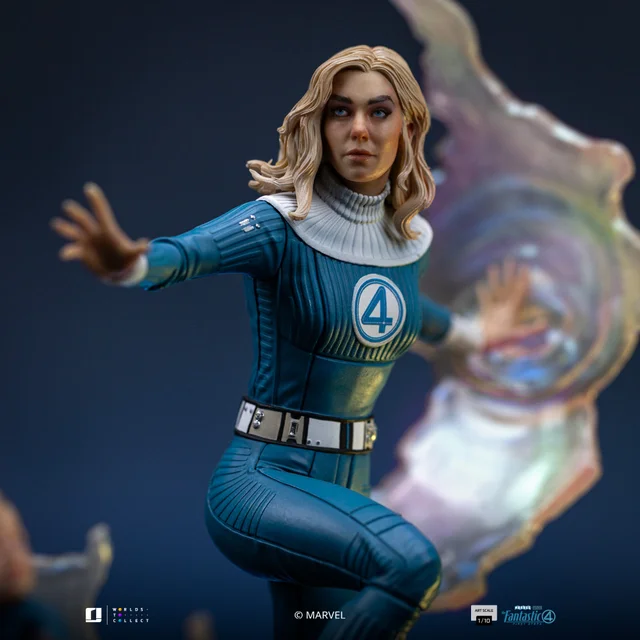 Iron Studios Fantastic Four Invisible Woman and Franklin Art Scale 1/10 Statue