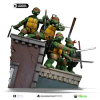 Iron Studios Teenage Mutant Ninja Turtles TMNT Set (Kevin Eastman Version) Art Scale 1/10 Statue - undefined undefined