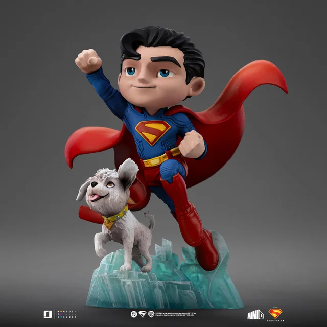 Iron Studios Superman Legacy Superman & Krypto MiniCo Statue