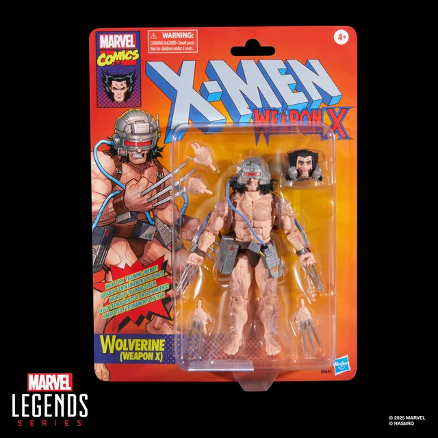 Hasbro Marvel Legends Series Wolverine (Weapon X), X-Men Comics-Inspired Action Figure