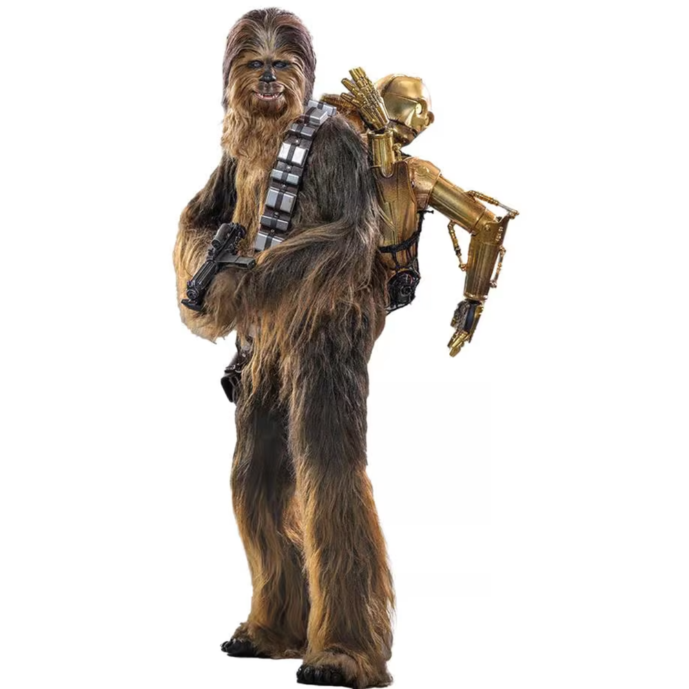 Hot Toys Star Wars 1/6 Chewbacca with Disassembled C-3PO - The Empire Strikes Back Image 1