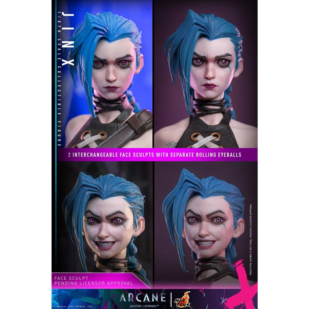 Hot Toys Arcane 1/6 Jinx - Arcane Hot Toys Arcane 1/6 Jinx - Arcane