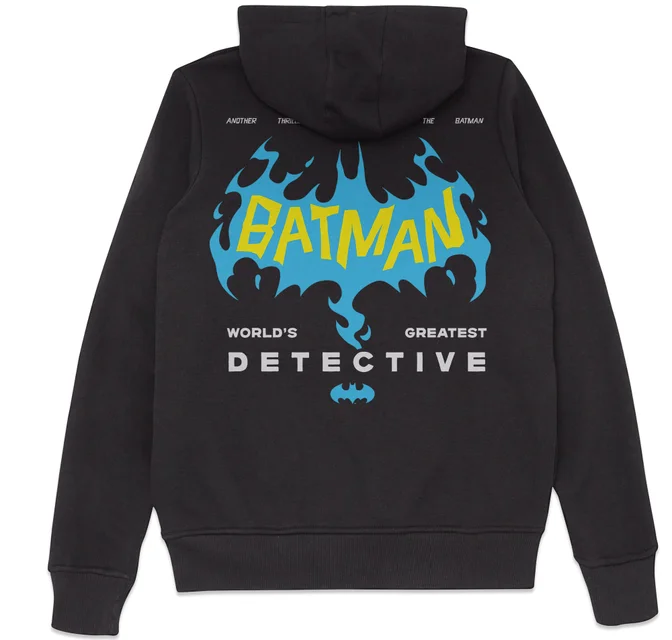 DC Comics Batman World's Greatest Detective Hoodie - Black