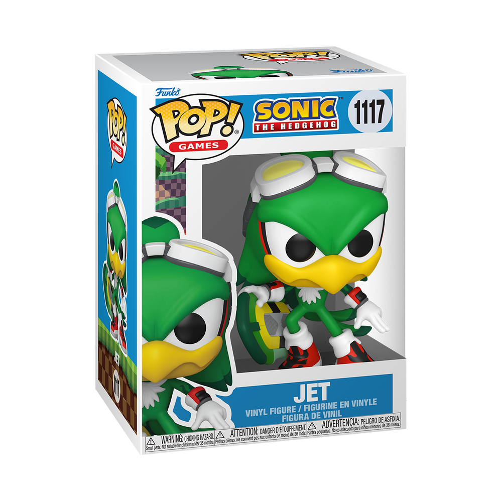 Sonic Jet the Hawk With Board Funko Pop! Vinyl Image 1