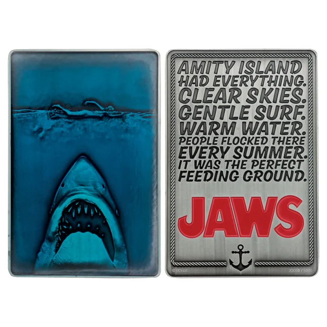 Jaws 50th Anniversary Poster Ingot