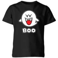Nintendo Super Mario Boo Kids' T-Shirt - Black