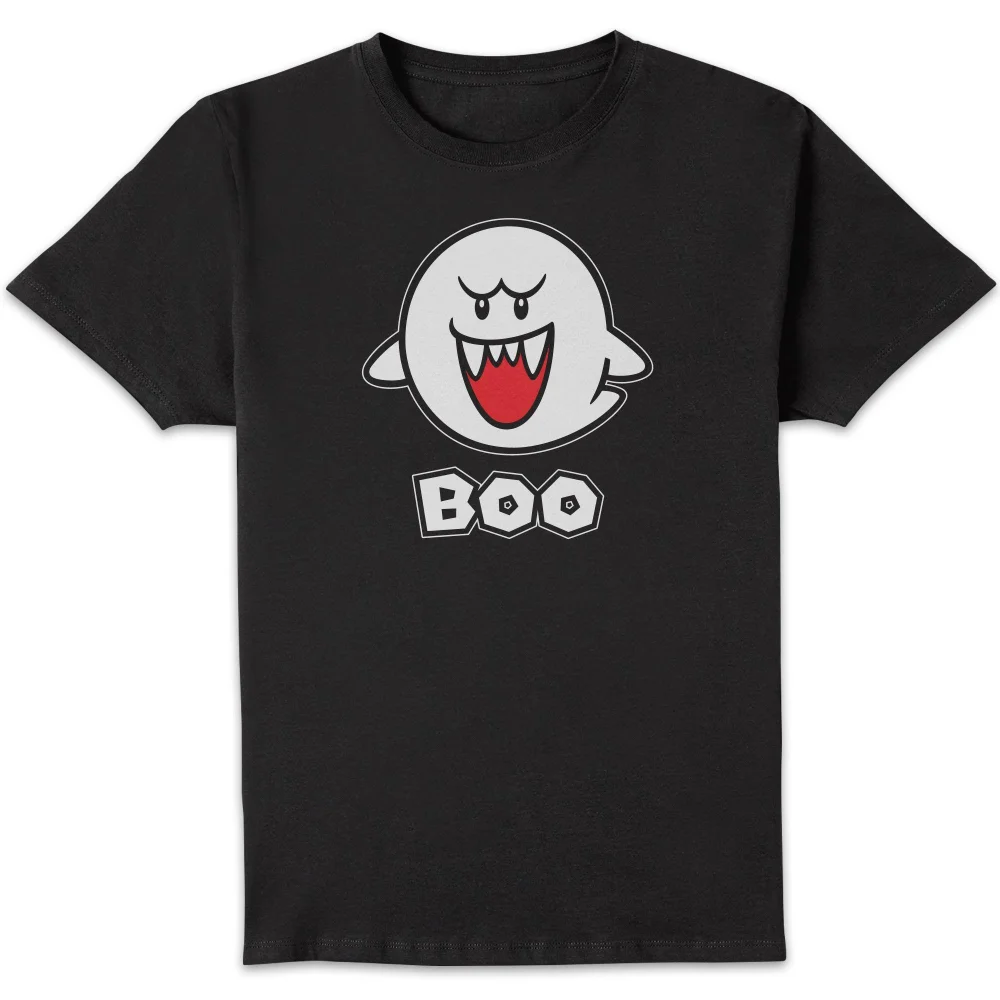 Nintendo Super Mario Boo Unisex T-Shirt - Black - 3XL Image 1