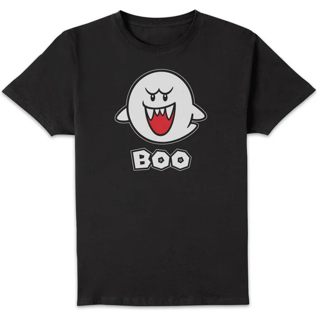 Nintendo Super Mario Boo Unisex T-Shirt - Black
