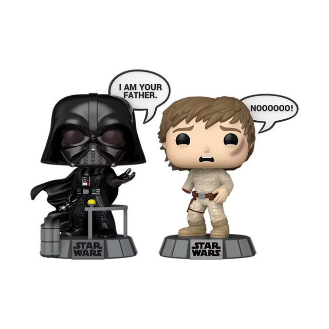 POP Star Wars: Sayings- Vader & Luke 2PK