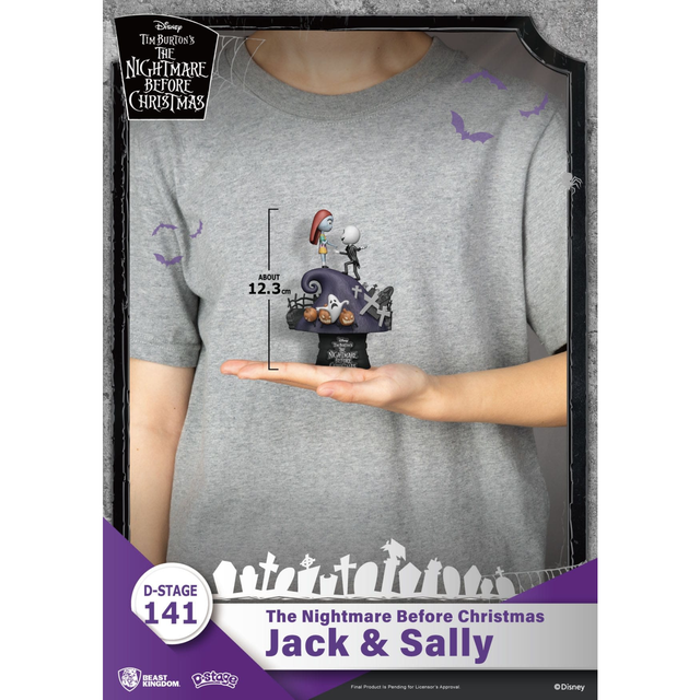 Nightmare before Christmas D-Stage PVC Diorama Jack & Sally 15 cm