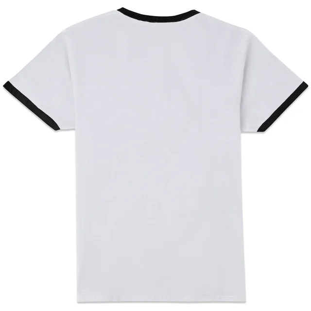 DC Comics Superman Daily Planet Unisex Ringer T-Shirt - White/Black