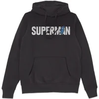 DC Comics Superman Hoodie Man Of Steel Hoodie - Black