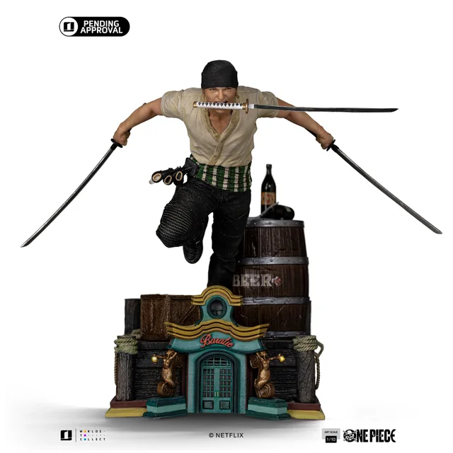 Iron Studios One Piece Zoro Art Scale 1/10 Statue