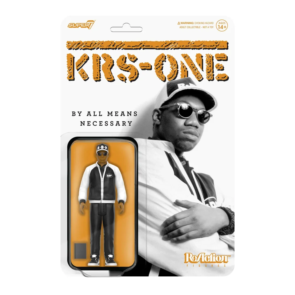 Super7 KRS-ONE Reaction Figures Wave 01 - KRS-ONE (By All Means Necessary BDP) Image 1