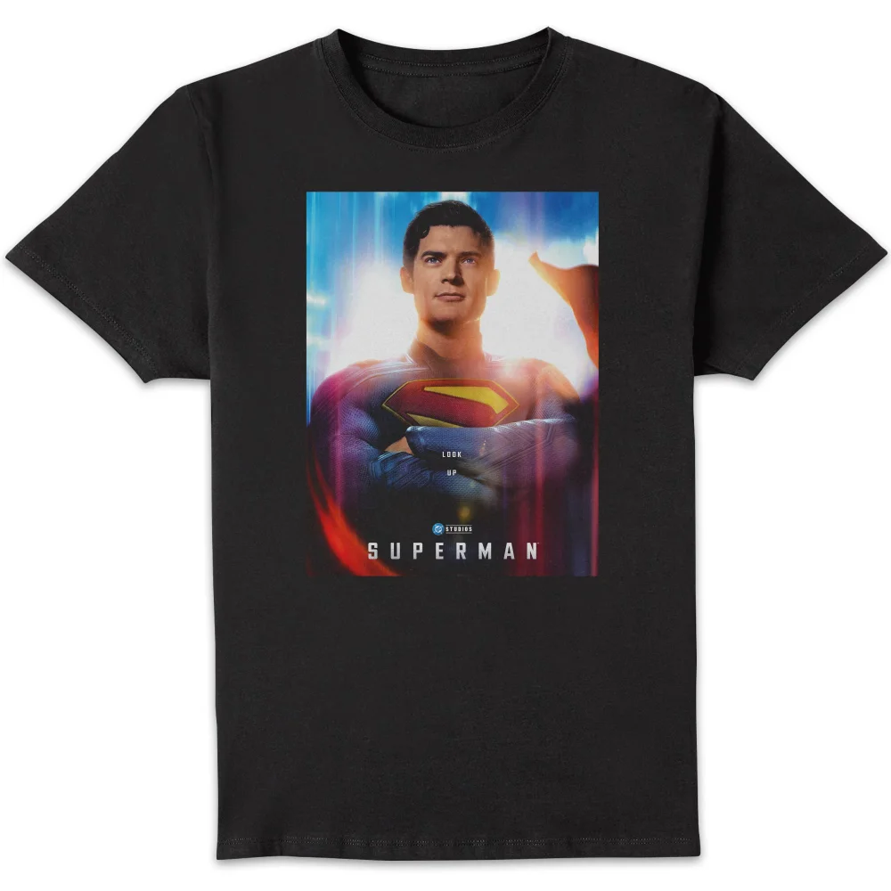 DC Comics Superman Poster Unisex T-Shirt - Black - S Image 1